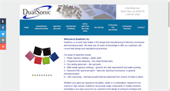 Desktop Screenshot of dual-sonic.com